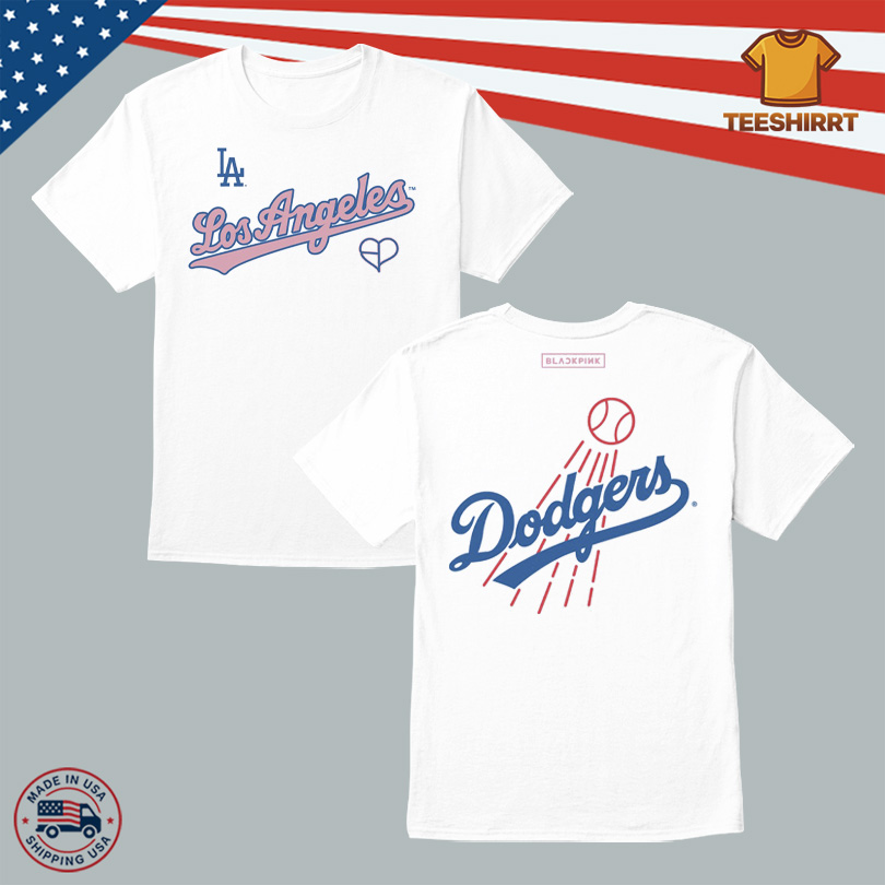 Black Pink In Your Area League Dodgers Shirt