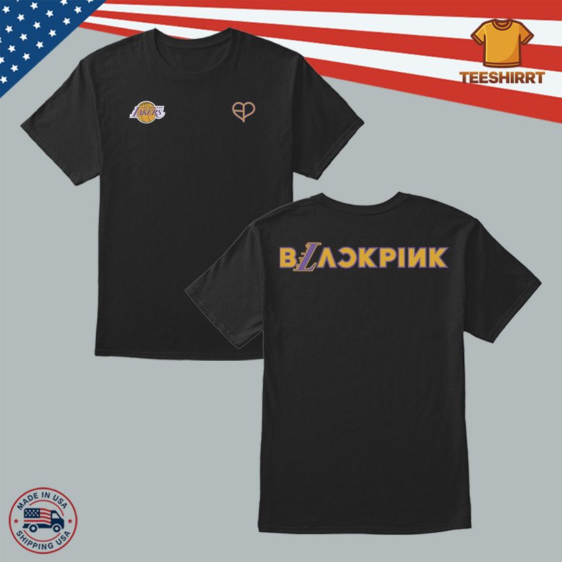 Black Pink In Your Area League Lakers Jerseys Shirt