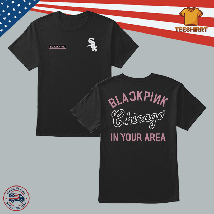 Black Pink In Your Area League White Sox Tee