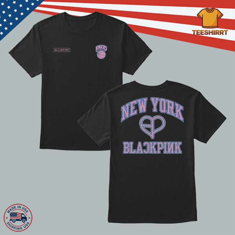 Black Pink Merch New York Knicks Tee