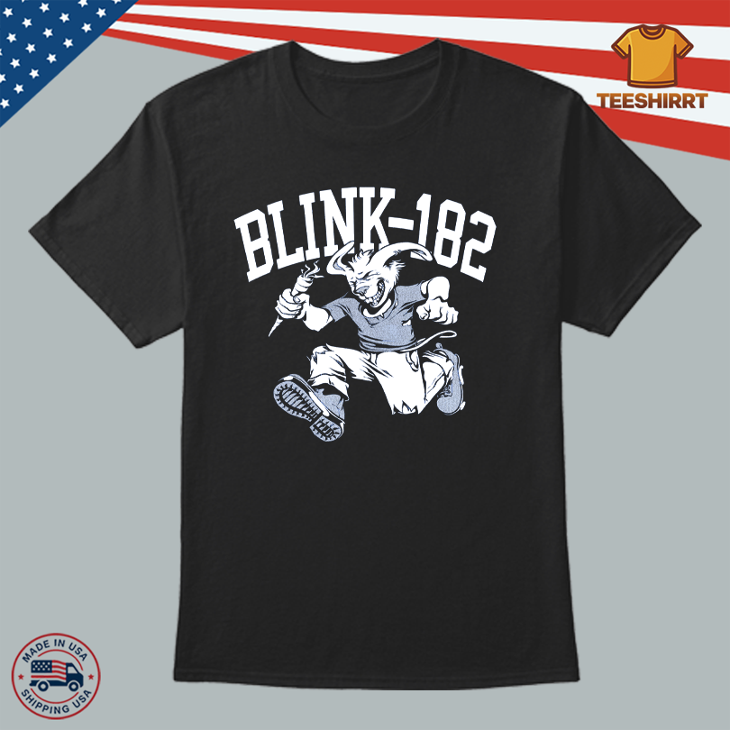 Blink-182 Shop Merch Rabbit Blue T-Shirt
