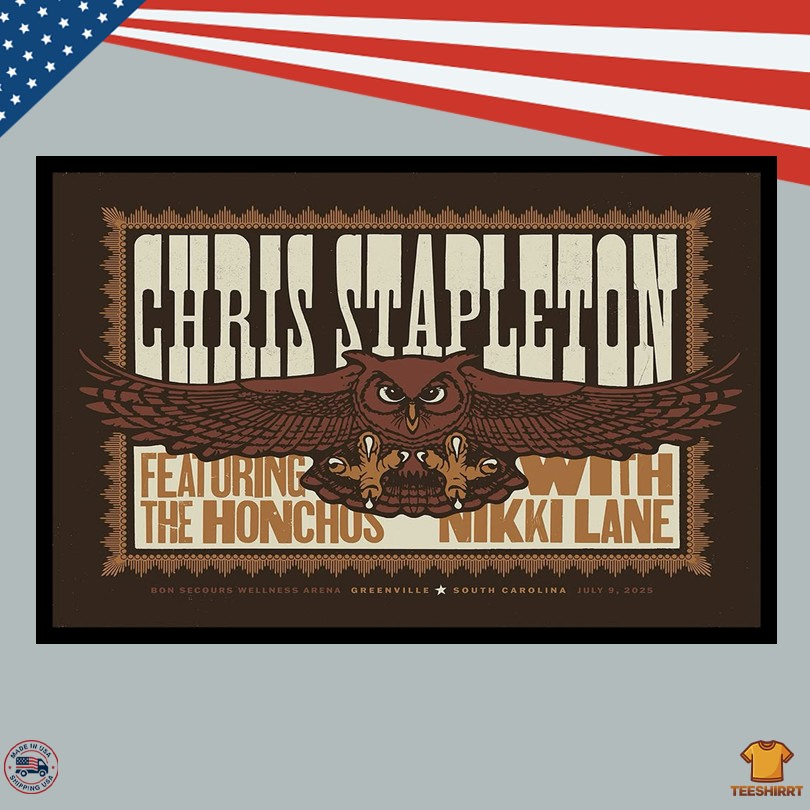 Chris Stapleton At Bon Secours Wellness Arena Jul 9 2025 Poster