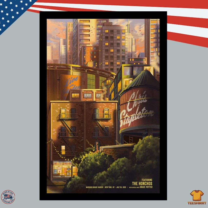 Chris Stapleton July 26 2025 At Madison Square Garden Show Poster