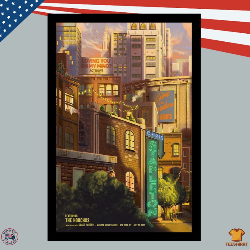 Chris Stapleton Madison Square Garden New York NY 07.25.2025 Poster