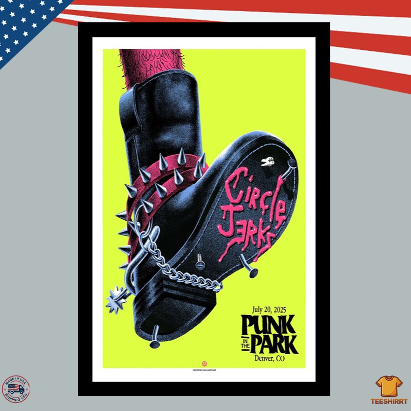 Circle Jerks At National Western Complex In Denver CO On Jul 20 2025 Poster