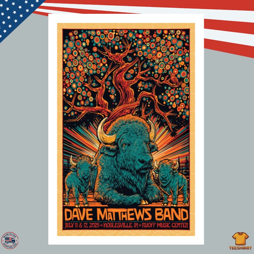 Dave Matthews Band 07.11.2025 Live At Ruoff Music Center Poster