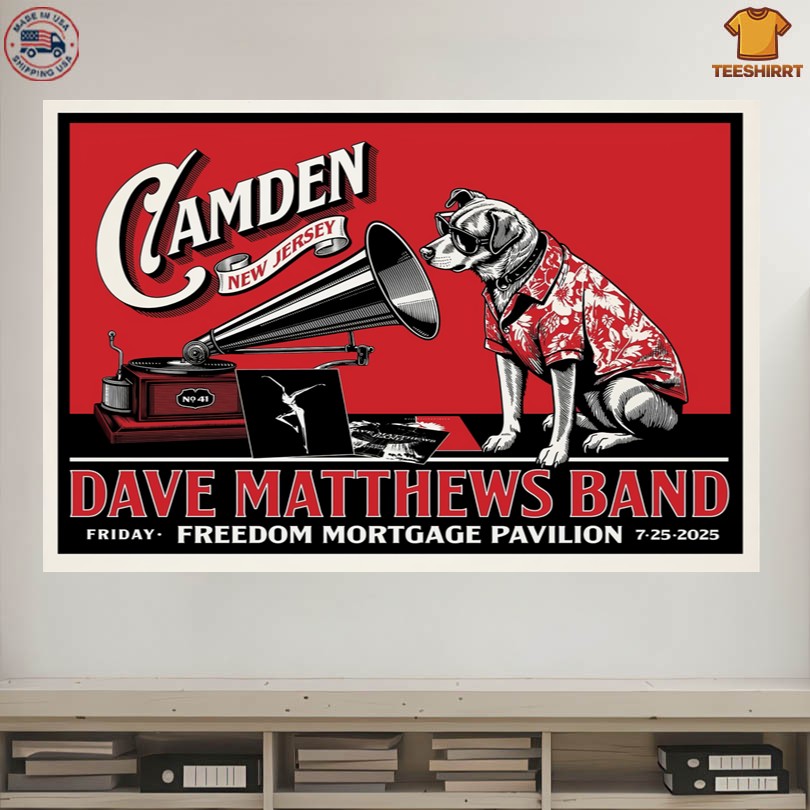 Dave Matthews Band In Camden, NJ On Jul 25, 2025 Tour Poster