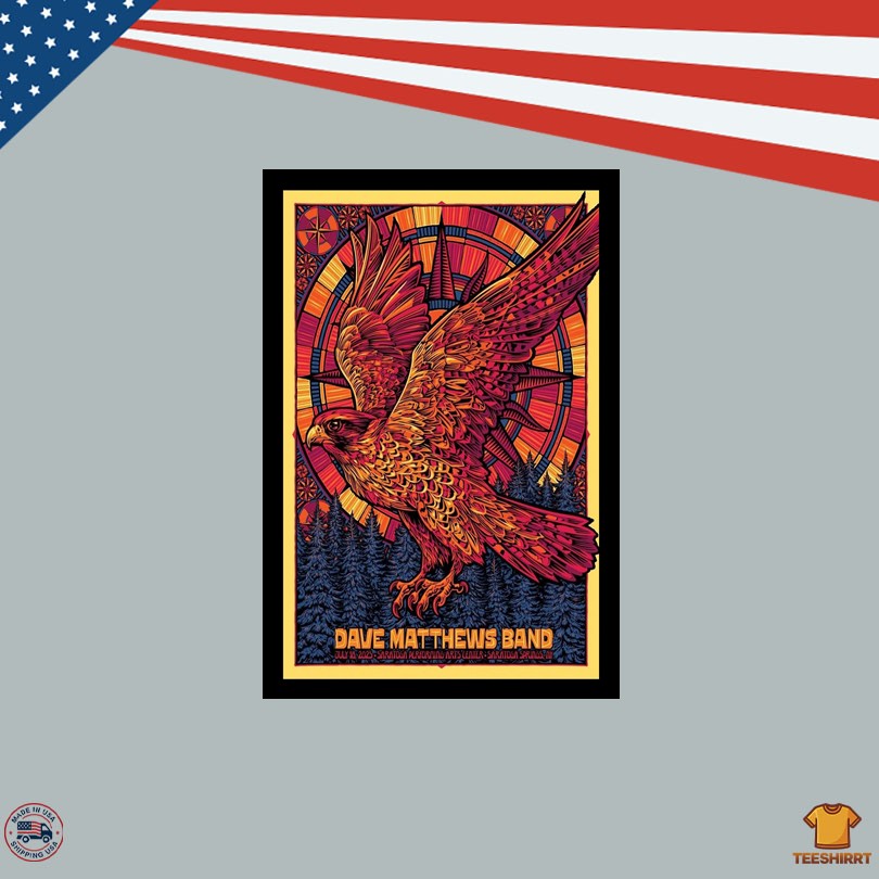 Dave Matthews Band Saratoga Springs, NY Poster 07.18.2025