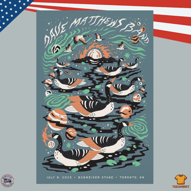 Dave Matthews Band Tour Poster July 8 2025 In Toronto Canada