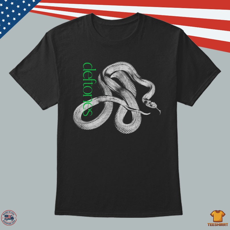 Deftones Shop Merch Deftones Logo Snake T-Shirt