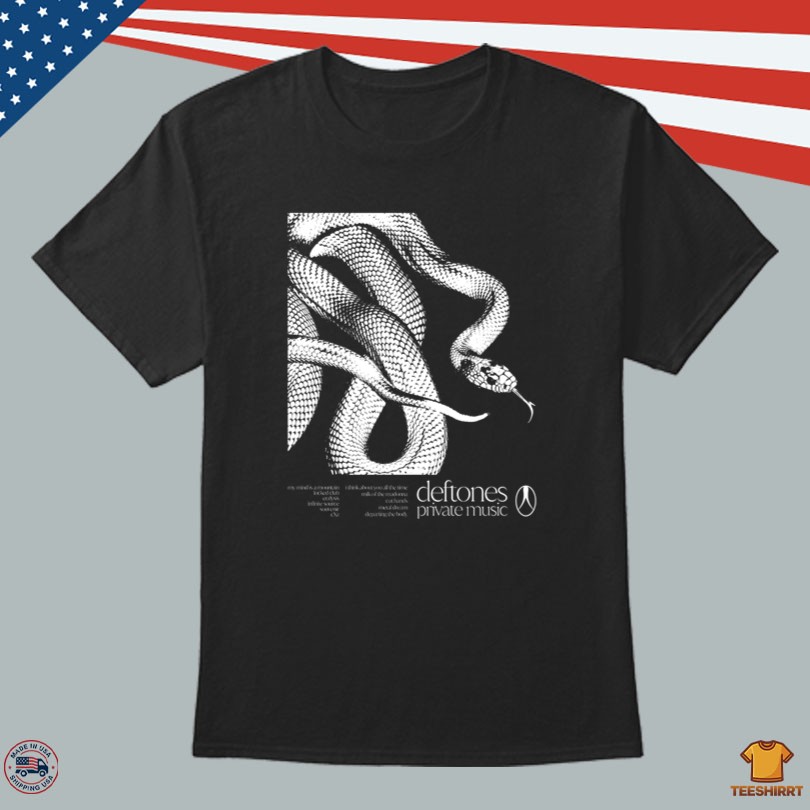 Deftones Store Private Music Tracklist Tee