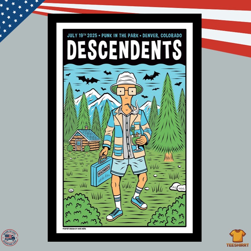 Descendents At National Western Complex In Denver CO On Jul 19 2025 Poster
