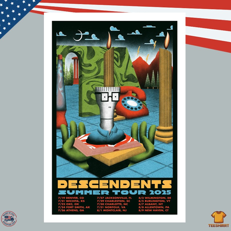 Descendents Punk Band 2025 Tour Poster