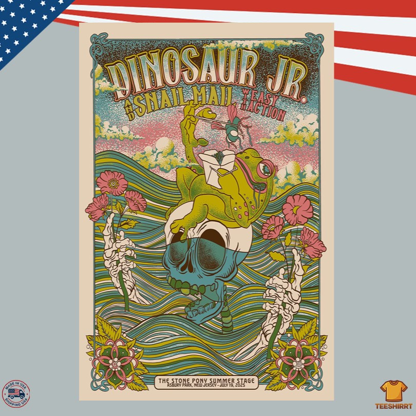Dinosaur Jr Merch Stone Pony Summer Stage July 19 2025 Poster