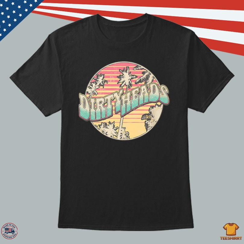 Dirty Heads Band Retro Palms Yellow T-Shirt