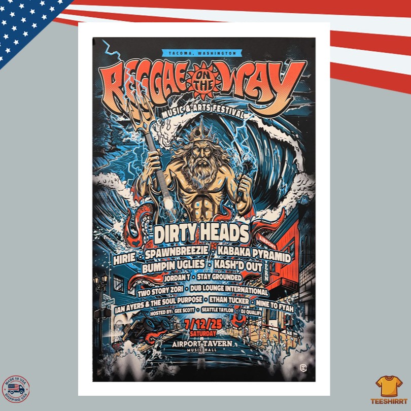 Dirty Heads Tour Poster July 12 2025 In Tacoma WA