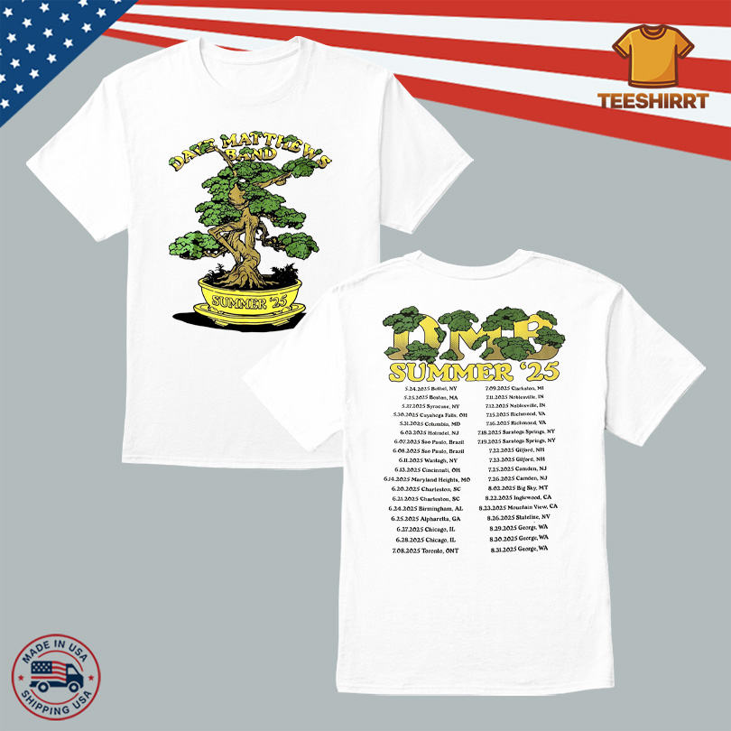 DMB 2025 Summer Tour Concert Tee