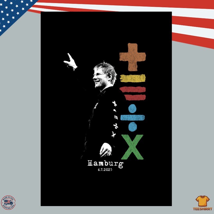 Ed Sheeran Live In Hamburg July 6 2025 Poster