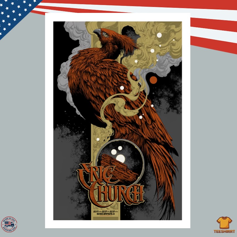 Eric Church Red Rocks Amphitheatre Morrison CO 07.15.2025 Poster