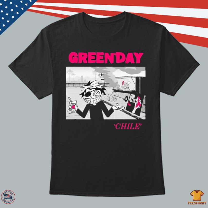 Green Day Chile Completo The Saviors Tour 2025 Merch Tee