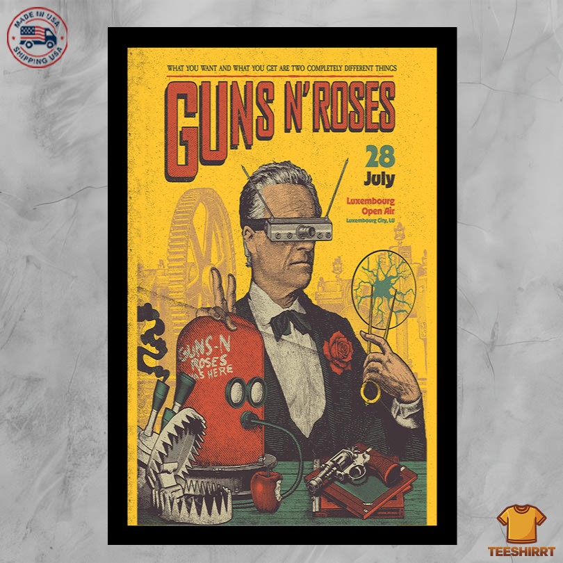 Guns N\' Roses 07.28.2025 Live At LuxExpo Open Air Poster