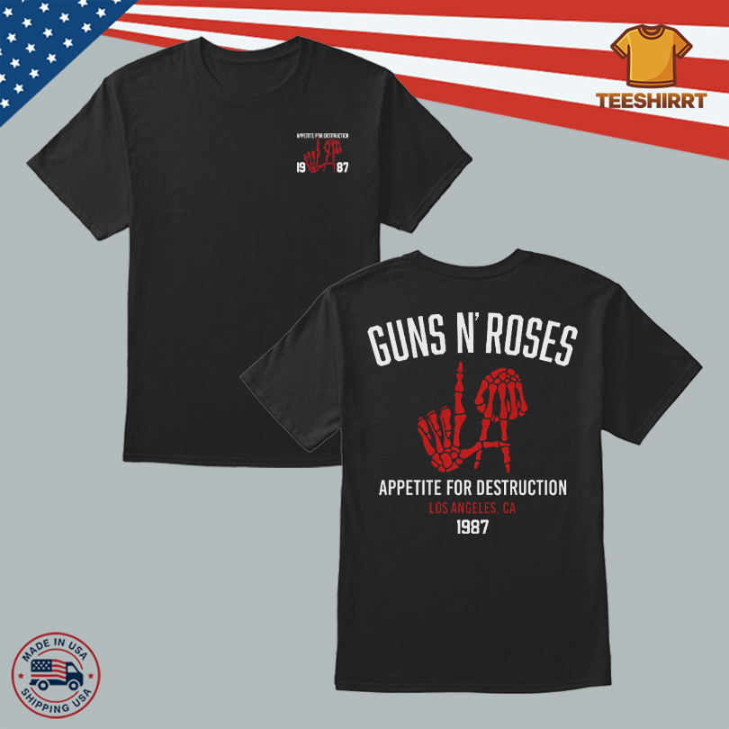 Guns N\' Roses LA Hands Graphic Tee