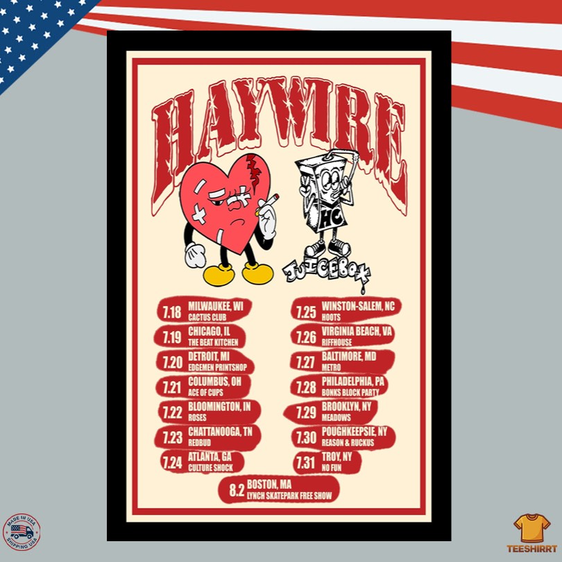 Haywire Merch Chicago IL July 19 2025 Poster