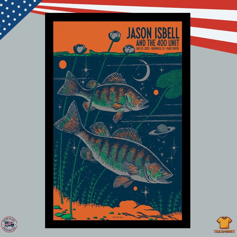 Jason Isbell & 400 Unit 07.23.2025 Live At Peace Center Poster