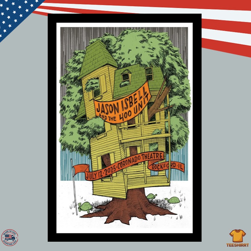 Jason Isbell And The 400 Unit On July 12 2025 Coronado Theatre Show Poster
