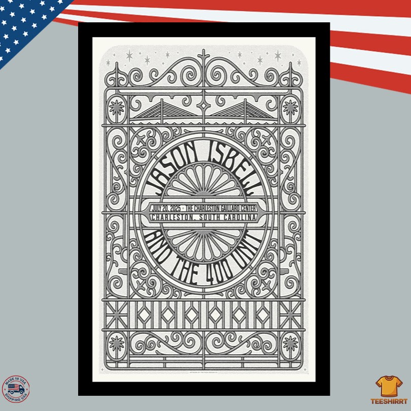 Jason Isbell July 20 2025 At Gaillard Center Show Poster