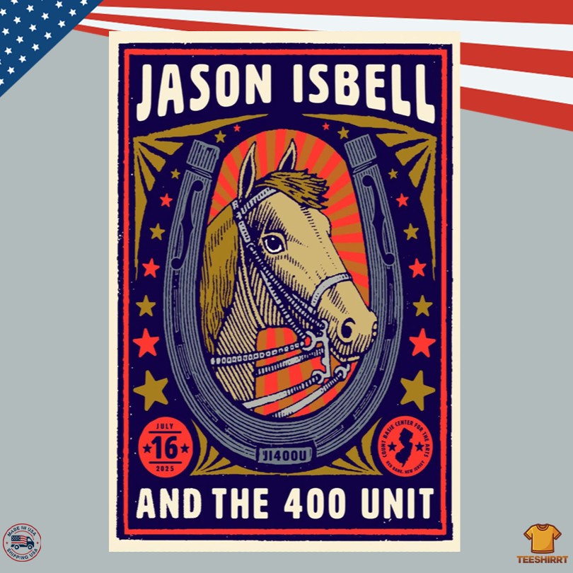 Jason Isbell Merch Red Bank, NJ July 16 2025 Poster