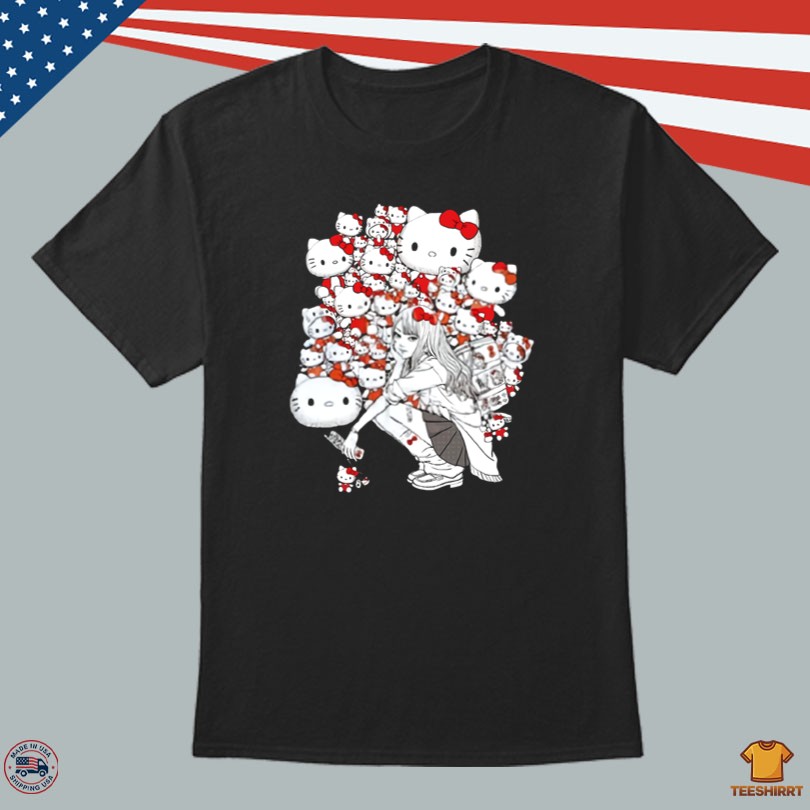 Junji Ito x Sanrio characters Rugged T-shirt