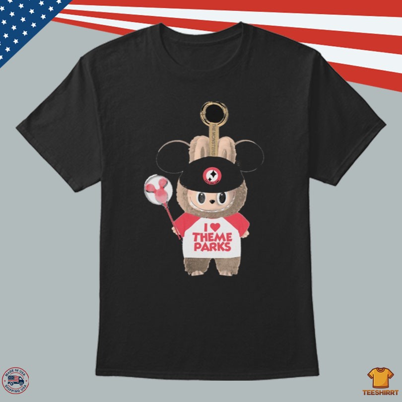 Labubu X Mickey LaBroBro I Love Theme Parks Merch Tee