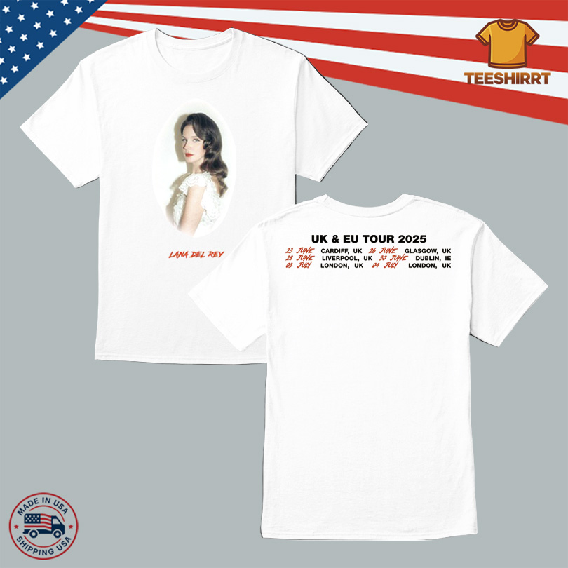 Lana Del Rey Apparel 2025 Portrait Tour T-Shirt