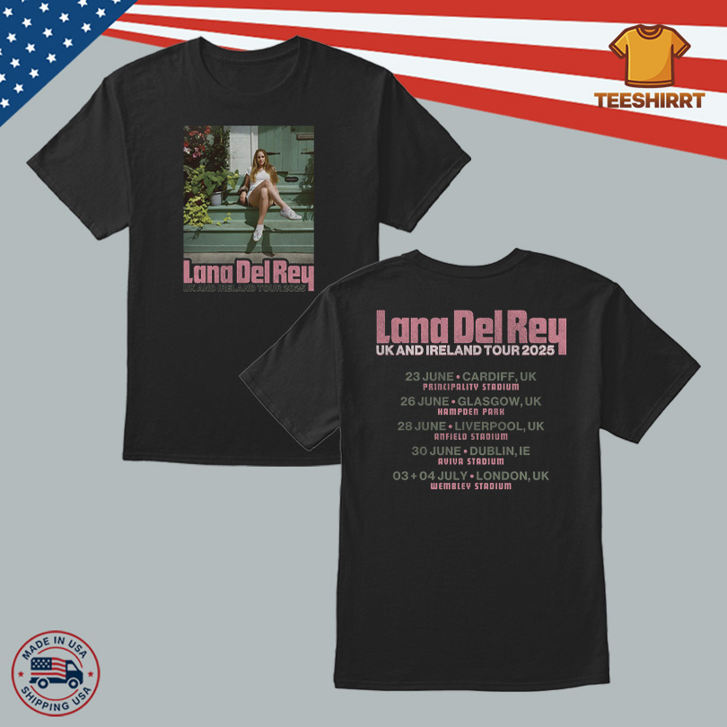 Lana Del Rey Shop Merch 2025 Photo Tour T-Shirt