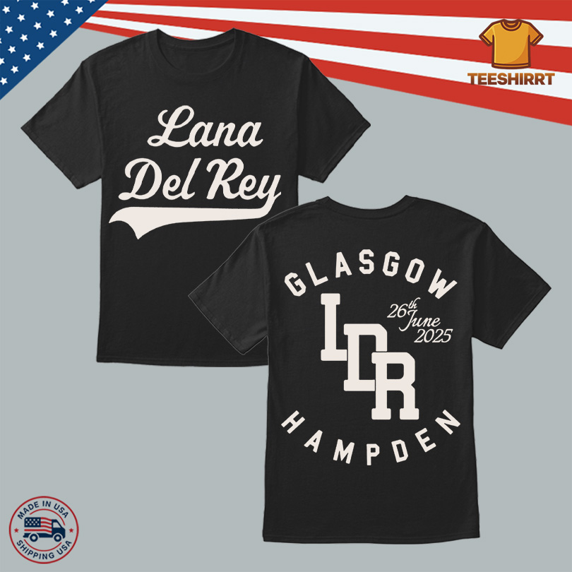 Lana Del Rey Shop Merch Glasgow Event T-Shirt