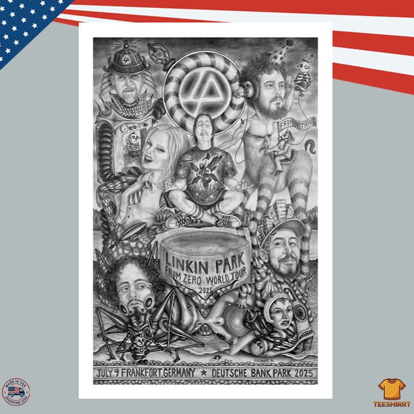 Linkin Park In Frankfurt, Germany On Jul 9, 2025 Tour Poster