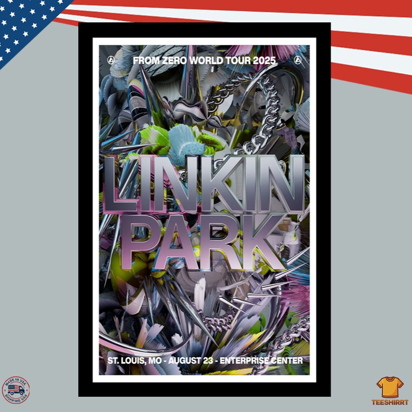 Linkin Park Merch Boston MA August 1 2025 Poster