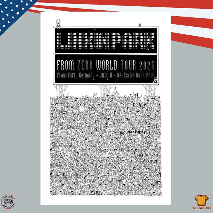 Linkin Park Tour Poster July 8 2025 In Frankfurt Germany
