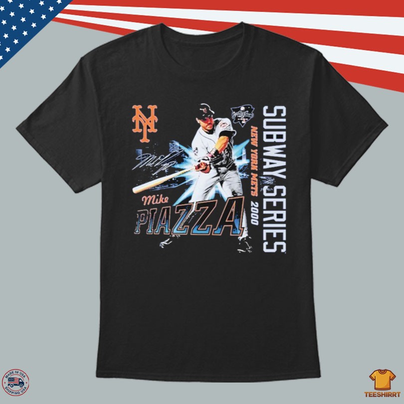Mike Piazza New York Mets 2000 Subway Series 25th Anniversary Shirt