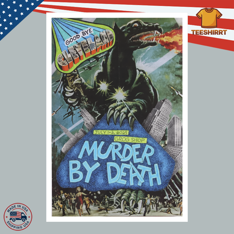 Murder By Death Grog Shop Cleveland Heights OH 2025 Poster