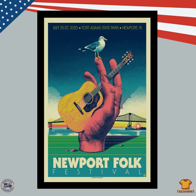 Newport Folk In Newport RI On Jul 25-27 2025 Tour Poster