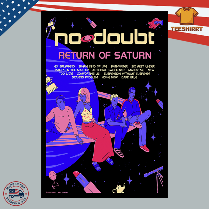 No Doubt Band Return Of Saturn 25th Anniversary Poster