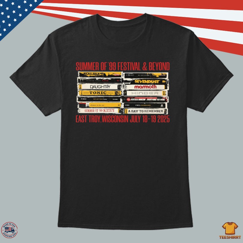 Official Summer Of \'99 And Beyond Tour Tee 2025