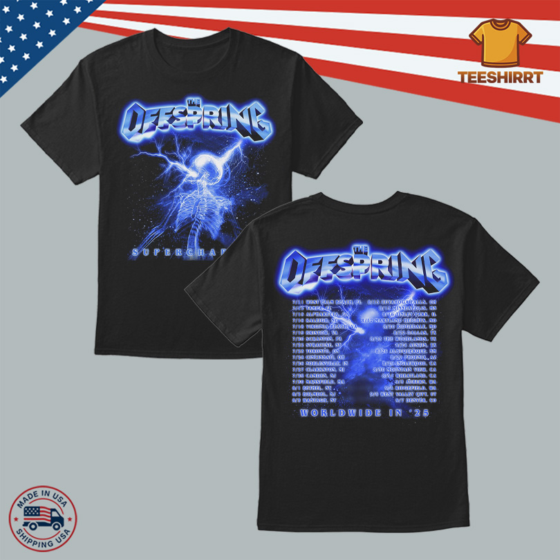 Offspring Clothing Supercharged Skeleton 2025 Tour Shirt
