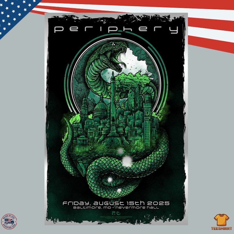Periphery Nevermore Hall Baltimore MD 08.15.2025 Poster