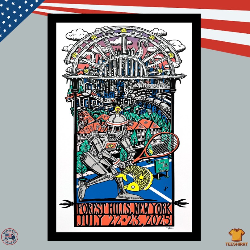 Phish 07.23.2025 Live At Forest Hills Stadium Poster