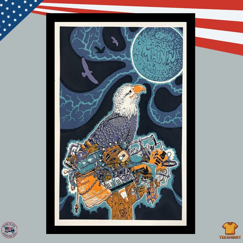 Phish TD Pavilion At The Mann Philadelphia PA 07.15.2025 Poster
