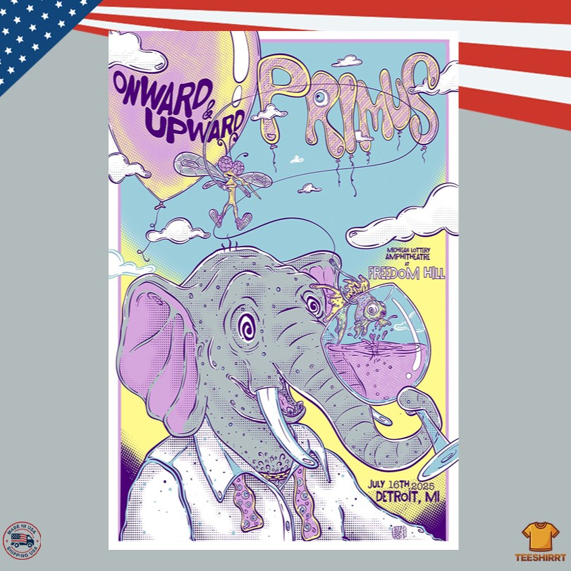 Primus 07.16.2025 Live At Michigan Lottery Amphitheatre Poster