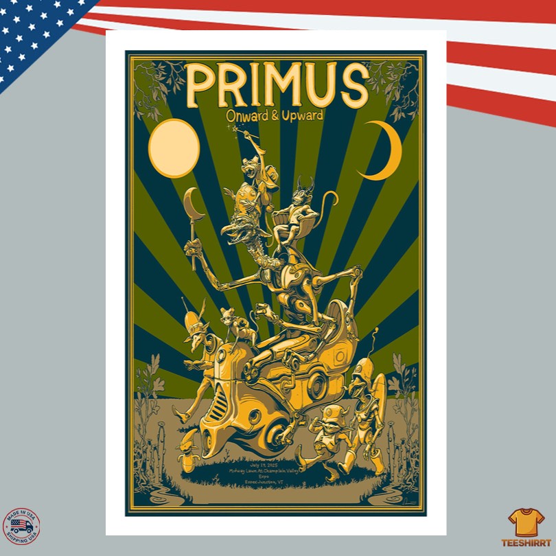 Primus Merch Essex Junction VT July 19 2025 Poster